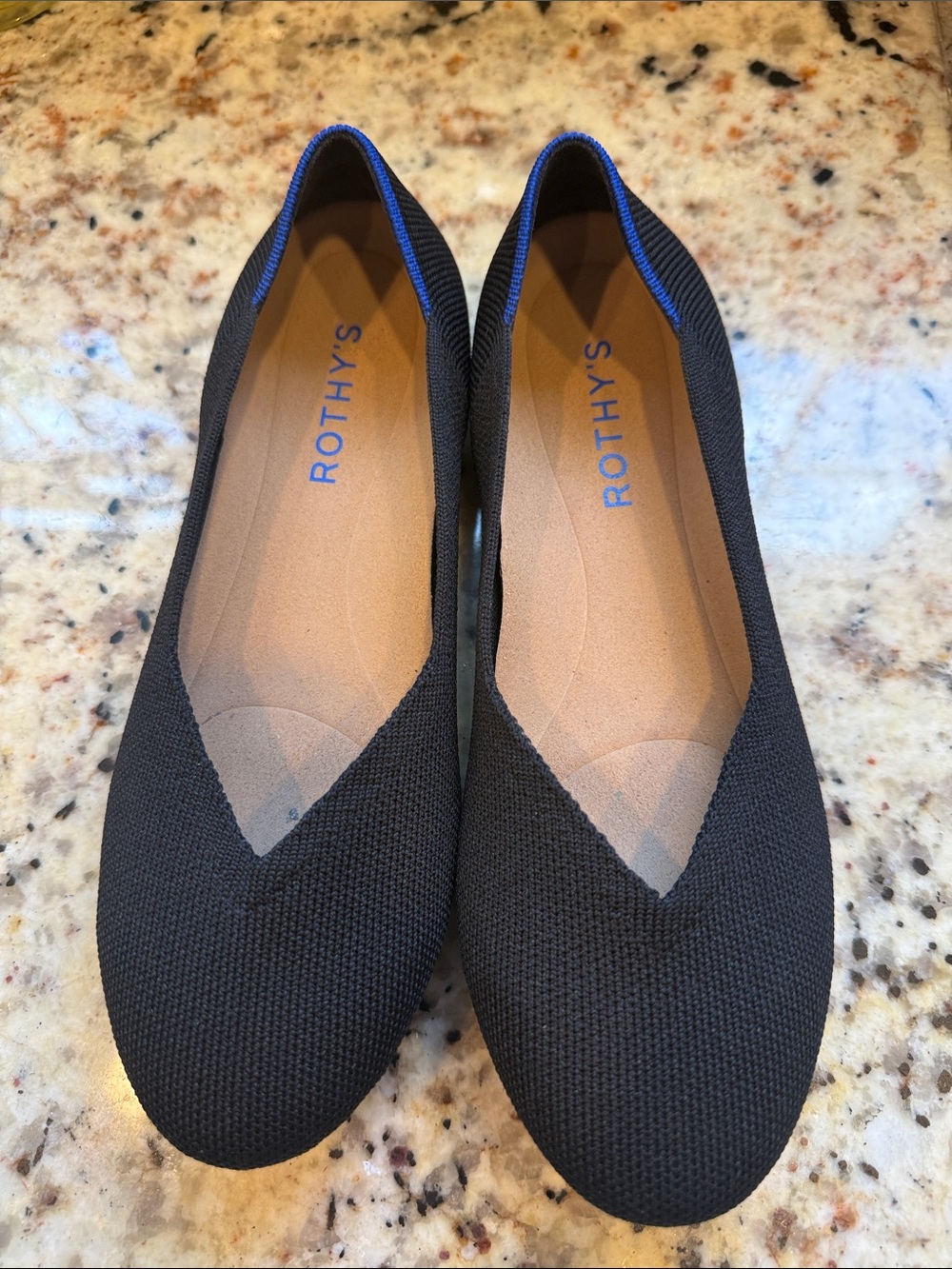Rothy Daily Flat - Black size 6